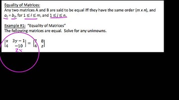HPC 8.2.1,  Equality of Matrices