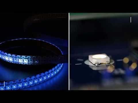 Video LED DÂY FULL MÀU LED TRANG TRÍ WS2812B 144 LED - youtube