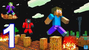 Craft Parkour: 3D Blocky Race - Gameplay Walkthrough Part 1 Levels 1-7 New Update APK (iOS,Android)