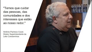 Antônio Pacheco fala como a gestão condominial ajuda pessoas das comunidades.