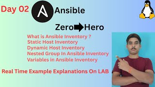 Day-02 | What is Ansible Inventory? | What is Static and Dynamic host inventory ?