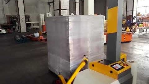 Robot Pallet Wrapper, Self-proprelled Stretch Wrapping Machine ASE20