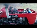 Turbocharged jinma 254 3cyl diesel cold startup  diy turboed