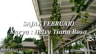 Download lagu SAJAK FEBRUARI LVPuisiHelvy SAJAK FEBRUARI LVPuisiHelvy