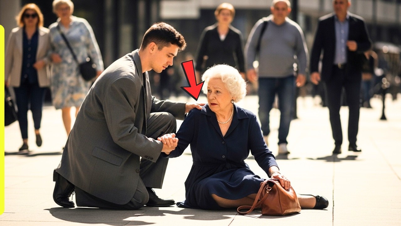 JOVEN POBRE PIERDE LA ENTREVISTA POR AYUDAR A UNA ANCIANA, 30 DÍAS DESPUÉS...