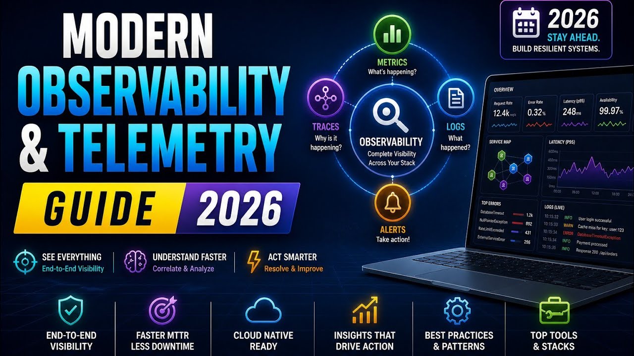 Modern Observability & Telemetry Guide 2026 | Metrics, Logs, Traces ...