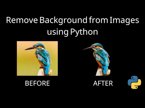 Remove Background from Images using Python