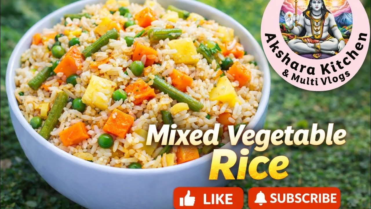 వెజ్టేటేబుల్స్ మిక్స్డరైస్ vs పెరుగు చట్నీ /mixed vegetable rice/ perugu chatney simple ❤️🙋‍♀️🙋‍♀️🌿