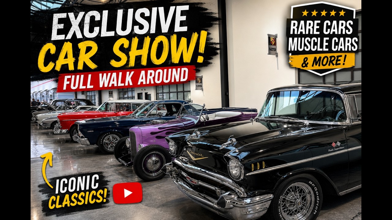 INSIDE an Exclusive Classic Car Collection! 😱 Shelby Cobras, GT40s, Muscle Cars & More