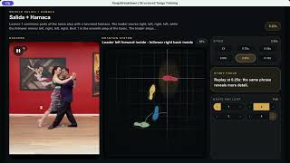 Tango Navigation Study | Basic Step and Hamaca Combination