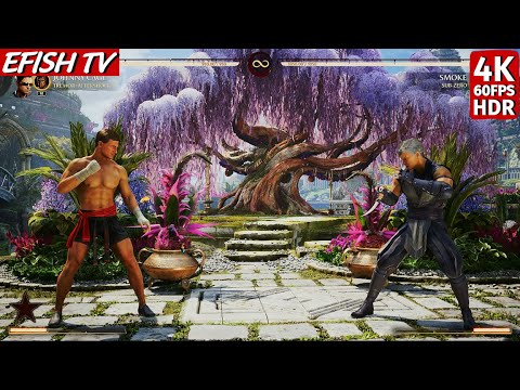Jean-Claude Van Damme vs Smoke (Hardest AI) - Mortal Kombat 1 | 4K 60FPS HDR