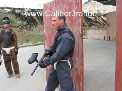 Urban close combat, paintball practicing   ,