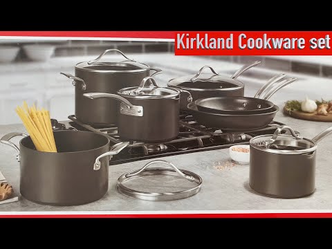  Kirkland Signature 12-piece Hard Anodized Cookware Set