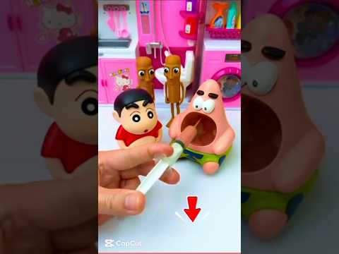 Shin Chan and friends Toy Fun ASMR#shorts #funny #toys #asmr #satisfying