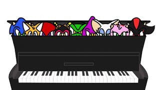 Sonic Harmonic is Trapped Inside A Piano