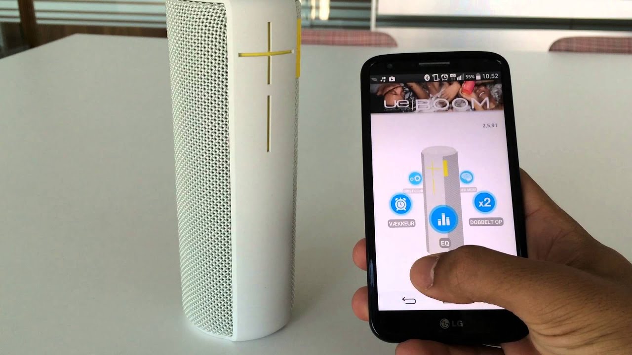 Ultimate Ears UE BOOM 360 5bånds equalizer demo YouTube