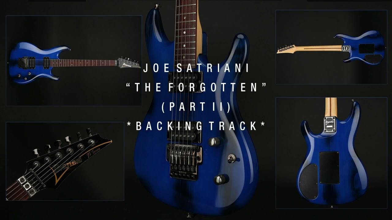 Joe Satriani - The Forgotten Part 2 (Guitar Backing Track)