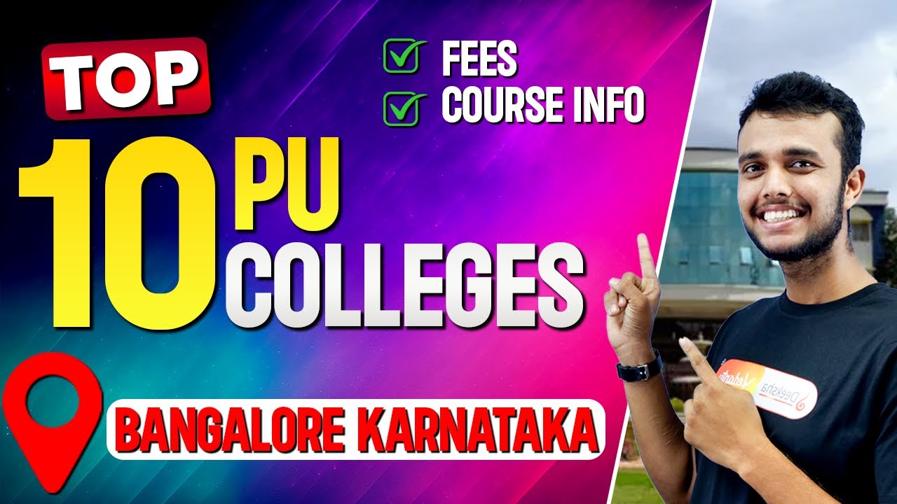 Top 10 PU Colleges🔥in Bangalore, Karnataka | Fees, Course info, Other Details ✅