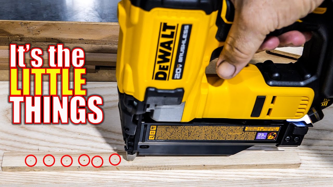 DeWalt NEW 20V Cordless 23g Pin Nailer 