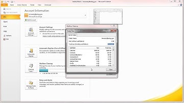 How to Check Your Outlook Mailbox Size