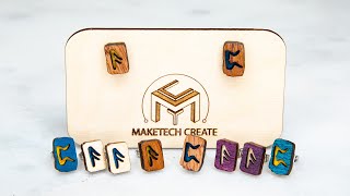 DIY Rune Earrings #shorts