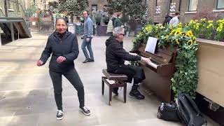 Video thumbnail of "Samba Lady Grooves To New Orleans Piano"