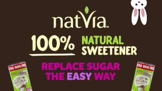 Sugar Replacement for Easter - Natvia 100% Natural Sweetener