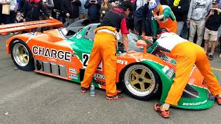 Mazda 767b start, idle and revving