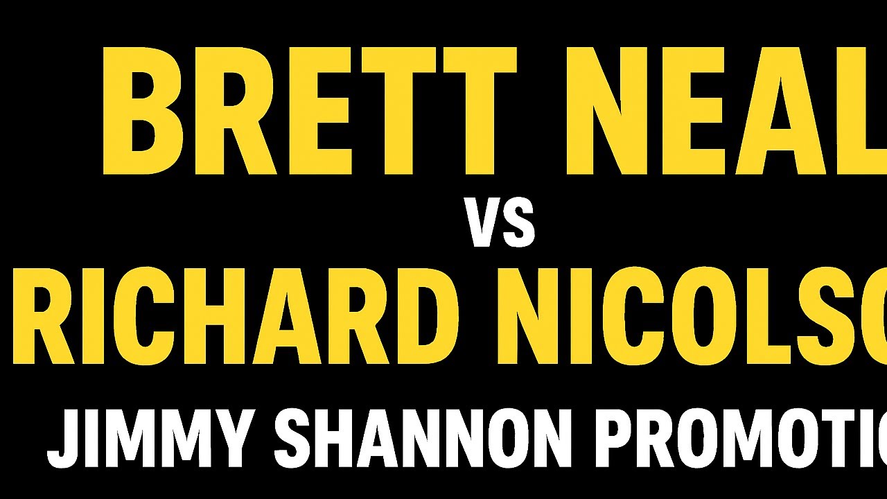 Brett Neal vs Richard Nicolson on Jimmy Shannon Promotion 1995 - YouTube