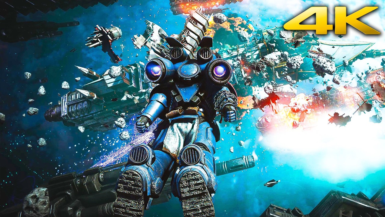 Warhammer 40K: Space Marine 2 - SubOrbital Drop [4K 60FPS] (PC, PS5 ...