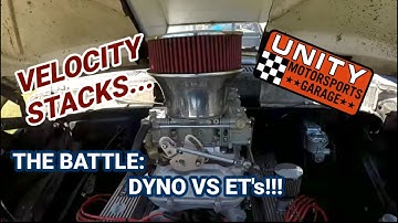 Do Velocity Stacks really work? The Battle: Dyno numbers vs DragStrip ET