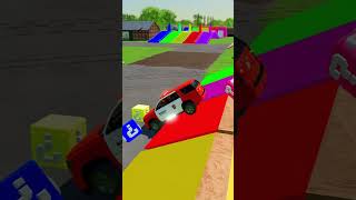 TRANSPORTING CARS, AMBULANCE, POLICE CARS, FIRE TRUCK OF COLORS! WITH TRUCKS! - FS 22