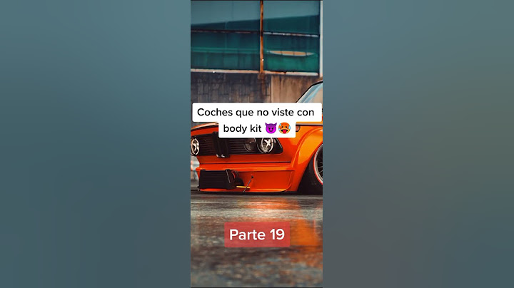 Coches que no viste con body kit