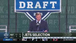 Sam Darnold Selected #3 Overall | 2018 NFL Draft