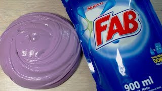 Hacer SLIME CON DETERGENTE FAB! Funciona? - Probando recetas de mis suscriptores