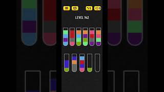 Water sort puzzle level  142