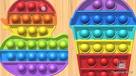 Pop it fidget 3D Gameplay ! Very relaxing and satisfying gameplay