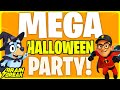MEGA Halloween Brain Break Party ⚡️ Freeze Dance for Kids ⚡️ Floor is Lava ⚡️ Would You Rather