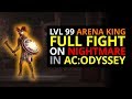 Lvl 99 Arena King Nightmare Fight At Lvl 72 In AC Odyssey (Full Fight)