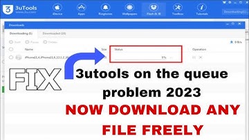 3U Tools Not Downloading Fix iOS Firmware Update into 3U Tools | 3utools on the queue problem 2023