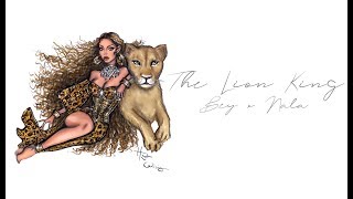 Disneys The Lion King Beyoncé X Nala Illustration Hayden Williams