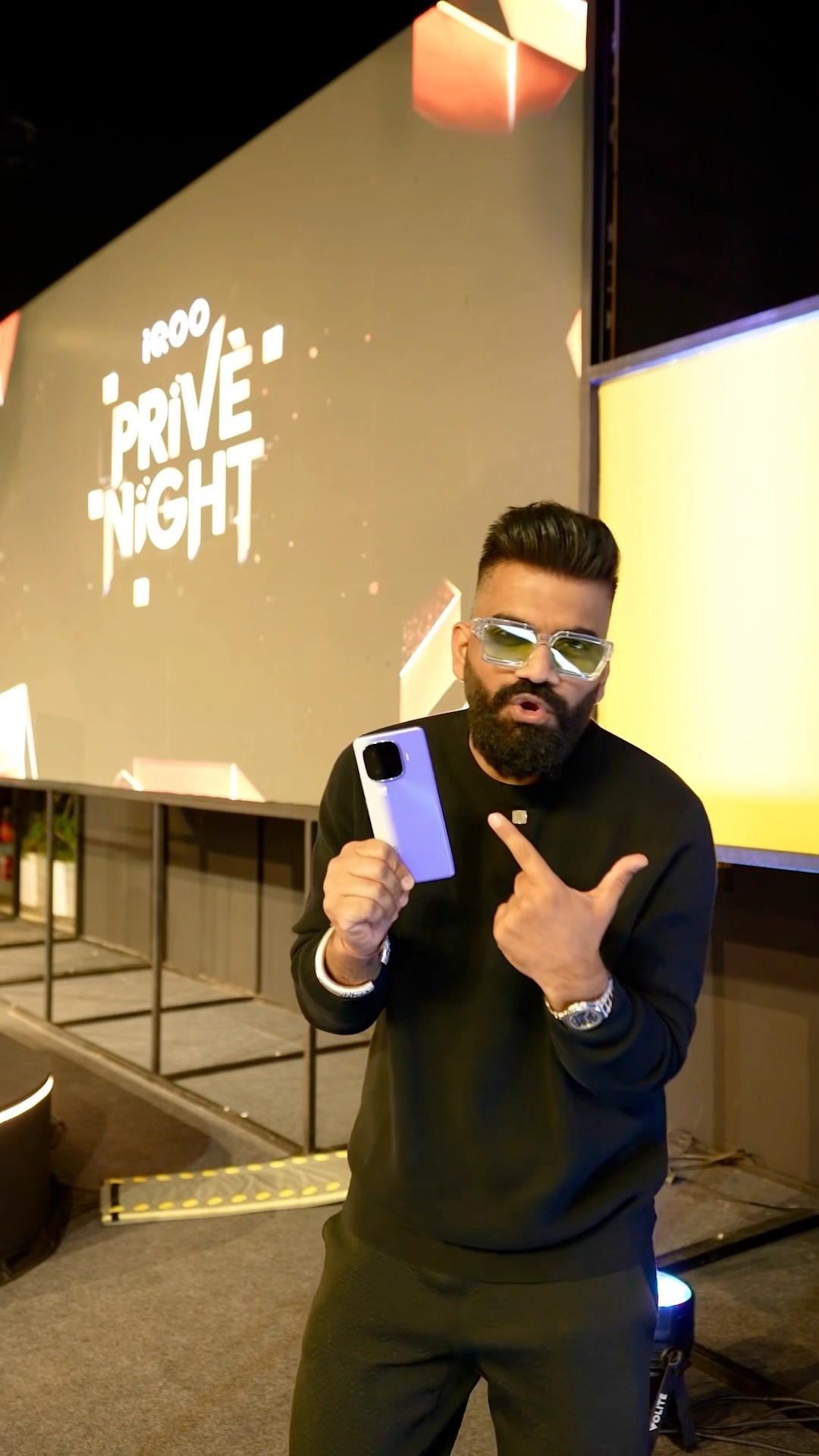 At the #iQOOPriveNight and the all new #iQOONeo10R was shining so bright...#TGFamily #shorts? ? ?