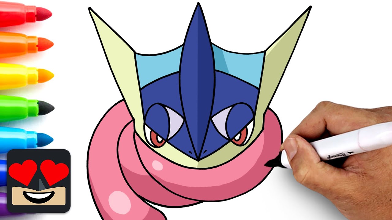 How To Draw Greninja | Beginner Drawing Tutorial (Step-by-Step)