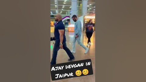 Ajay devgan in jaipur 😊😊 #ajaydevgan #shorts