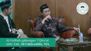 al fatihah tujuh qiroat oleh ust ali fakhruddin ma