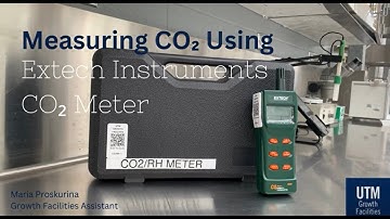 Extech CO250: How to measure CO2