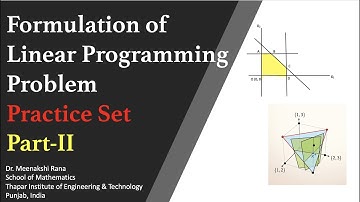 LPP Formulations | Practice Set | Part 2
