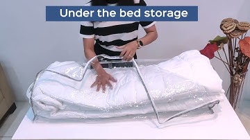 Transparent underbed storage bag | Ideal storage for seasonal changes