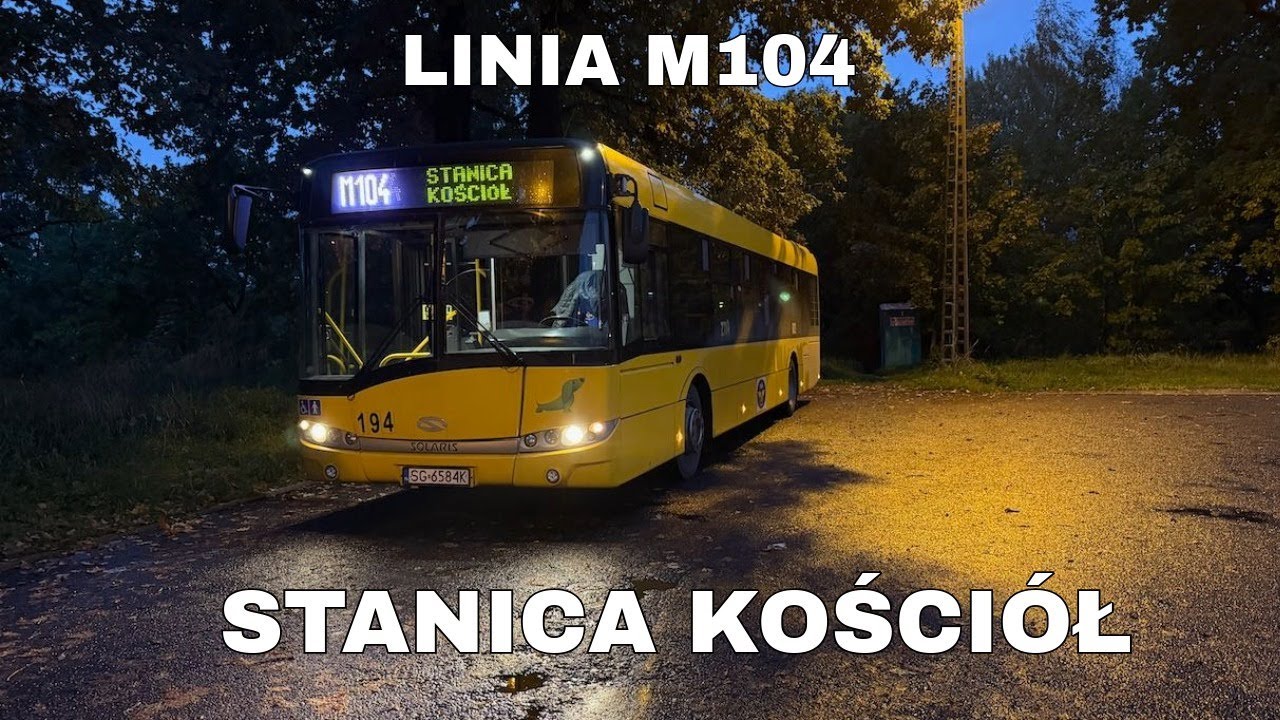 Przejazd | Linia M104 Żerniki Osiedle - Stanica Kościół | PKM Gliwice