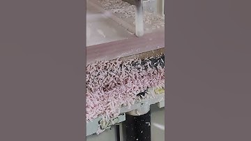 Retrofitted Weeke CNC Router Cutting After A MachMotion CNC Controller Retrofit #shorts